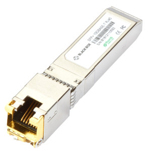 Black Box LSP444 SFP+ to 10G Ethernet (RJ45) Transceiver, 30m, for extreme temperature